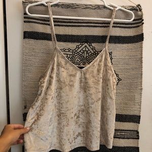 Velvet tank top